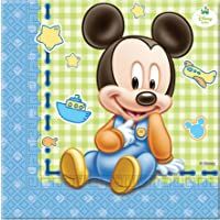 Los mejores  - Unique Party 71986 - Servilletas de papel con diseño de Mickey Mouse de Disney (20 unidades)